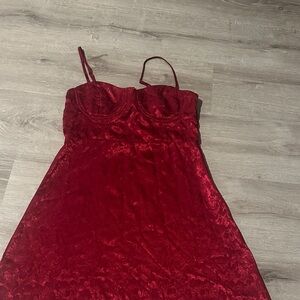Princess polly Elegant Red Lace Dress